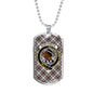 Borthwick Clan Tartan Military Tag Bangle
