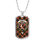 Ainslie Clan Tartan Military Tag Bangle - kittentee