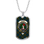 Aiton Clan Tartan Military Tag Bangle - kittentee