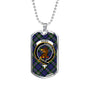 Baird Modern Clan Tartan Military Tag Bangle - kittentee