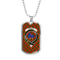 Bruce Clan Tartan Military Tag Bangle