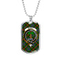 Bisset Pattern Clan Tartan Military Tag Bangle - kittentee