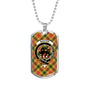 Baxter Modern Clan Tartan Military Tag Bangle - kittentee