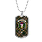 Buchanan Hunting Clan Tartan Military Tag Bangle