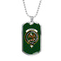 Agnew Hunting Clan Tartan Military Tag Bangle - kittentee