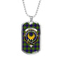 Arnott Clan Tartan Military Tag Bangle - kittentee