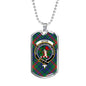 Aiton Ancient Clan Tartan Military Tag Bangle - kittentee