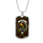 Buchan Modern Clan Tartan Military Tag Bangle