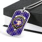 Allardice Clan Tartan Military Tag Bangle - kittentee
