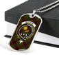 Buchan Modern Clan Tartan Military Tag Bangle