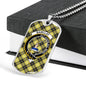 Barclay Clan Tartan Military Tag Bangle - kittentee