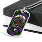Blair Modern Clan Tartan Military Tag Bangle - kittentee
