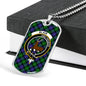 Blair Clan Tartan Military Tag Bangle - kittentee