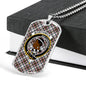 Borthwick Clan Tartan Military Tag Bangle