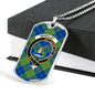 Barclay Hunting Ancient Clan Tartan Military Tag Bangle - kittentee