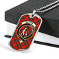 Butter Clan Tartan Military Tag Bangle