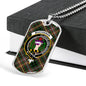 Buchanan Hunting Clan Tartan Military Tag Bangle