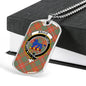 Bruce Ancient Clan Tartan Military Tag Bangle