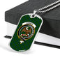 Agnew Hunting Clan Tartan Military Tag Bangle - kittentee