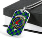 Armstrong Clan Tartan Military Tag Bangle - kittentee