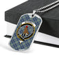 Boswell Clan Tartan Military Tag Bangle