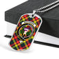 Buchanan Modern Clan Tartan Military Tag Bangle