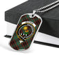 Buchan Ancient Clan Tartan Military Tag Bangle