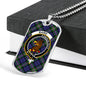 Baird Modern Clan Tartan Military Tag Bangle - kittentee