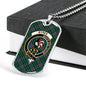 Byres Clan Tartan Military Tag Bangle