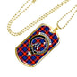 Anstruther Clan Tartan Military Tag Bangle - kittentee