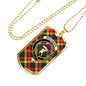 Buchanan Modern Clan Tartan Military Tag Bangle