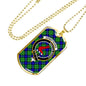Armstrong Clan Tartan Military Tag Bangle - kittentee