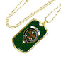 Agnew Hunting Clan Tartan Military Tag Bangle - kittentee