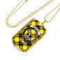 Barclay Dress Modern Clan Tartan Military Tag Bangle - kittentee