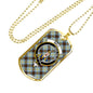 Bell Clan Tartan Military Tag Bangle - kittentee