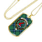 Armstrong Ancient Clan Tartan Military Tag Bangle - kittentee