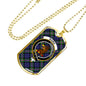 Baird Modern Clan Tartan Military Tag Bangle - kittentee
