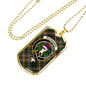 Buchanan Hunting Clan Tartan Military Tag Bangle