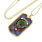Anderson Modern Clan Tartan Military Tag Bangle - kittentee