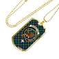 Bannatyne Clan Tartan Military Tag Bangle - kittentee