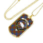 Bethune Clan Tartan Military Tag Bangle - kittentee