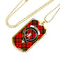 Brodie Modern Clan Tartan Military Tag Bangle