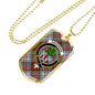 Anderson Ancient Clan Tartan Military Tag Bangle - kittentee