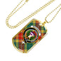 Buchanan Old Sett Clan Tartan Military Tag Bangle