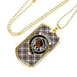 Borthwick Clan Tartan Military Tag Bangle