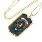 Aiton Ancient Clan Tartan Military Tag Bangle - kittentee