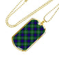 Alexander Clan Tartan Military Tag Bangle - kittentee