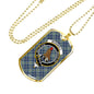 Boswell Clan Tartan Military Tag Bangle