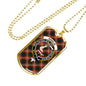 Ainslie Clan Tartan Military Tag Bangle - kittentee