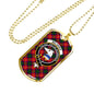 Belshes Clan Tartan Military Tag Bangle - kittentee